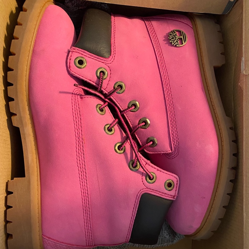Pink timberlands